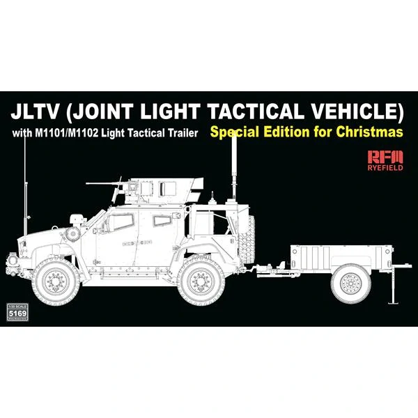 RFM JLTV w/ M1101/M1102 trailer - CHRISTMAS edition 1/35 (Předobjednávka prosinec/leden)
