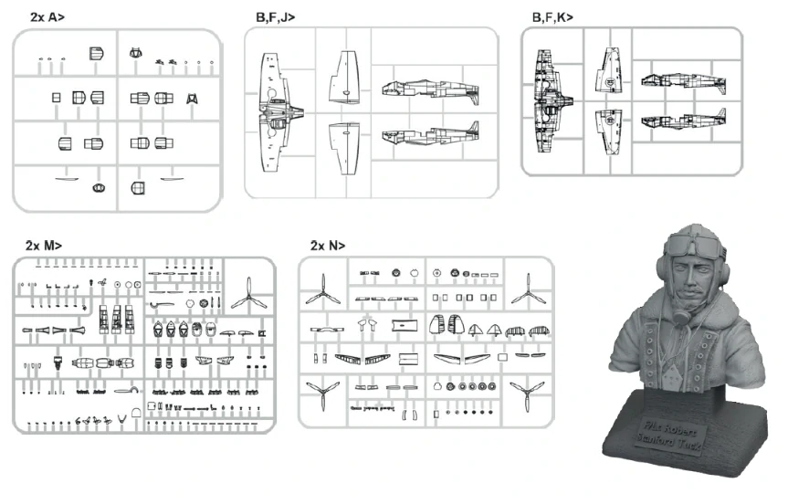 Eduard SPITFIRE STORY: The Few DUAL COMBO 1/72 (Předobjednávka prosinec)