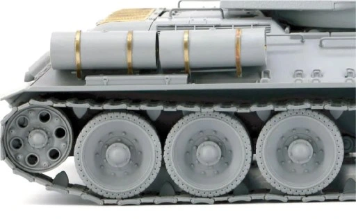 Border Model T-34/85 Composite Turret 112 Plant (5 Figurek. pohyblivé pásy a podvozek a kovová hlaveň) 1/35