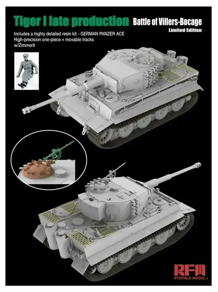 RFM Tiger I Late Productuion Battle of Villers-Bocage Limited Edition 1/35