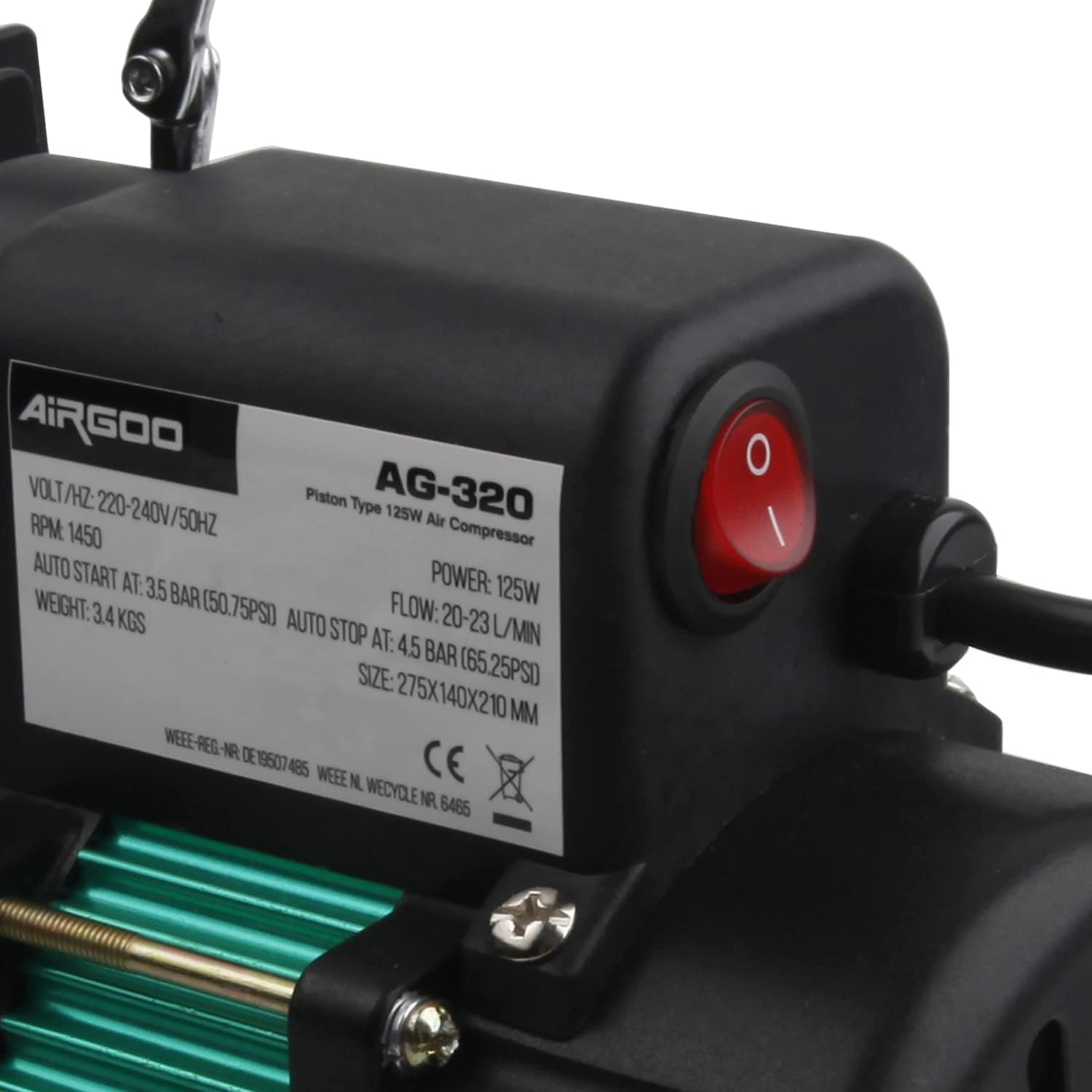 Airbrush kompresor Airgoo AG-320 (2x ventilátor)