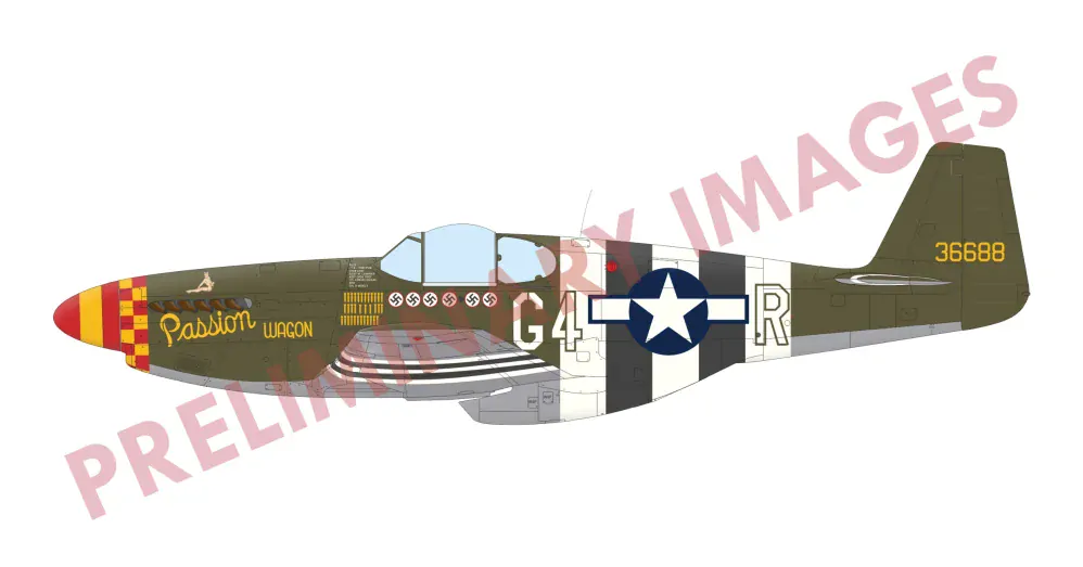 Eduard OVERLORD: D-DAY MUSTANGS / P-51B MUSTANG DUAL COMBO 2v1 Limited 1/48