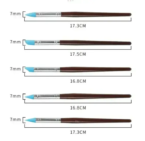 Set silikonových štětců Standard 5v1