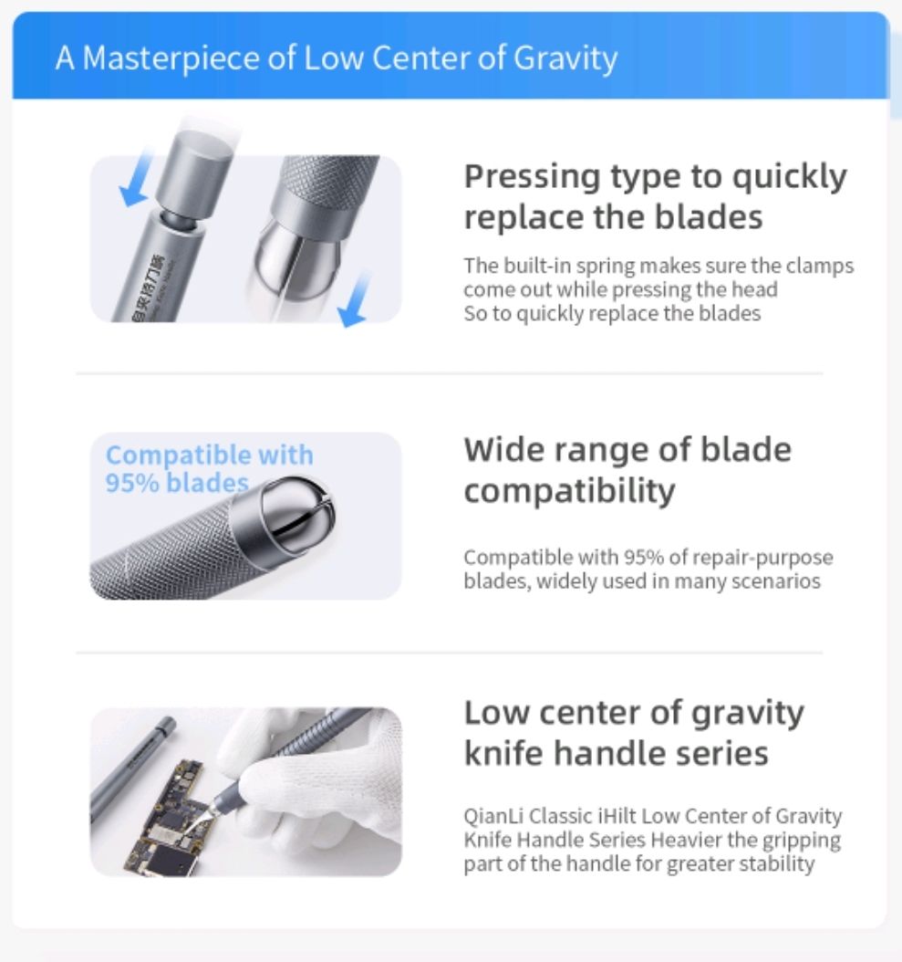 Profi Knife Handle - Quick Release / Madlo pro modelářský nůž - Rychloupínací