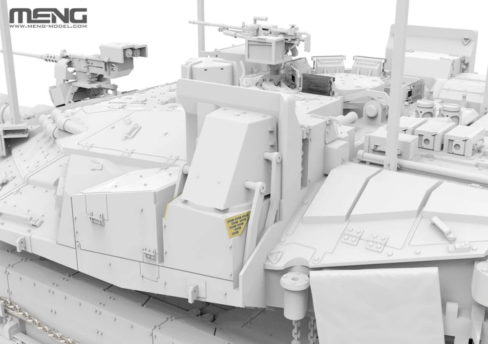 MENG Merkava Mk.4M With Roof-Mounted Slat Armor 1/35