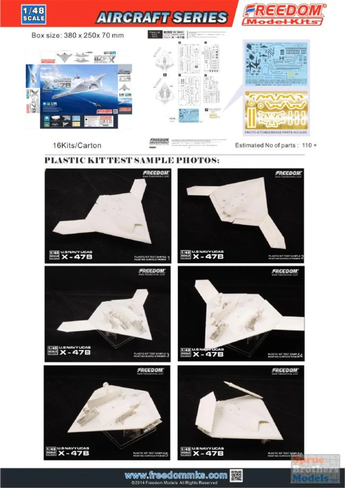 Freedom Model Kits X-47B UCAS (+ Resin figurka!) 1/48