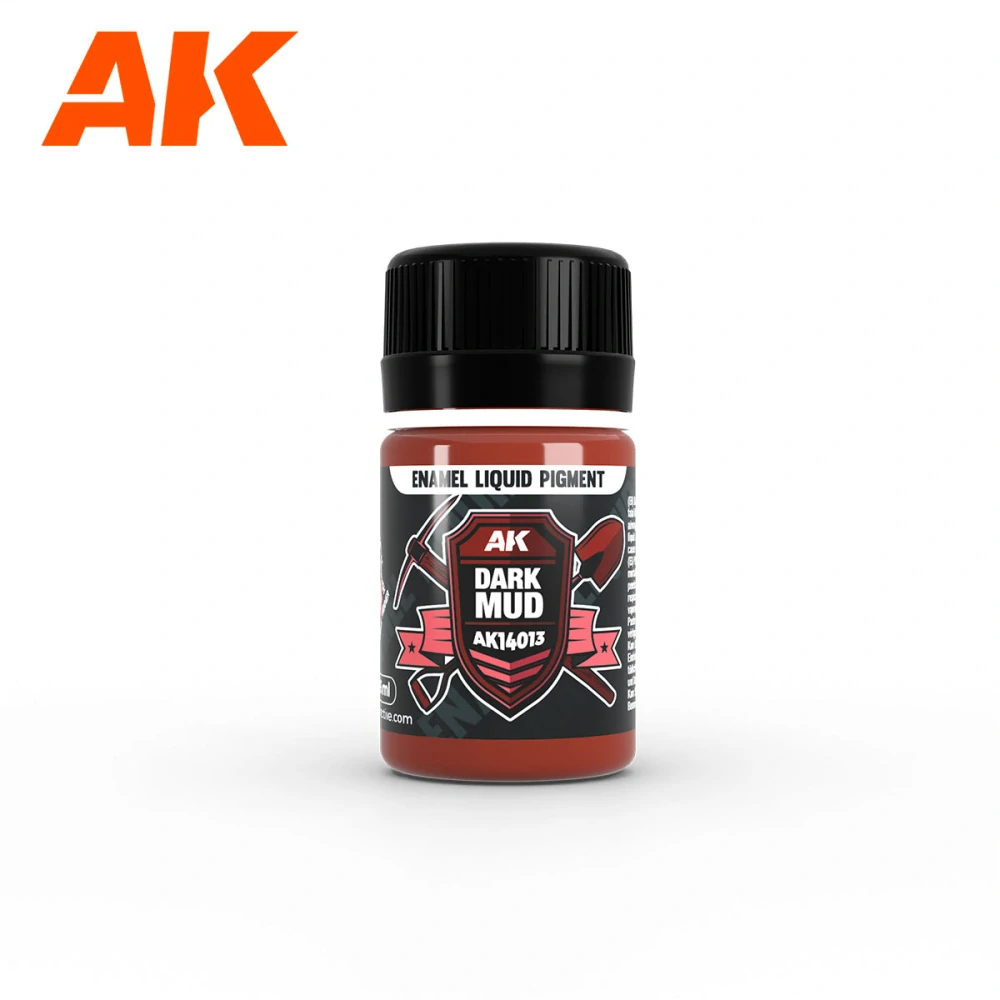 AK Mud Set - Enamel Liquid pigment - 3 x 35ml / Bahna