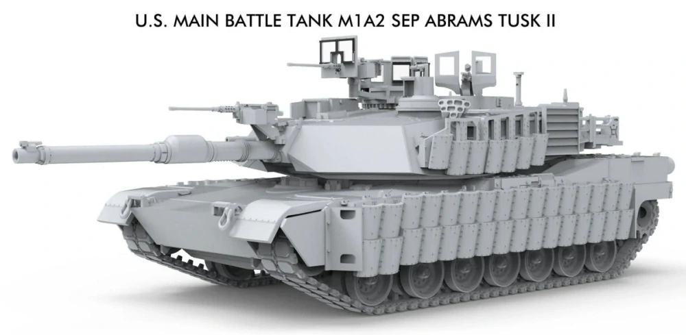 MENG U.S. Main Battle Tank M1A2 SEP Abrams TUSK II 1/72