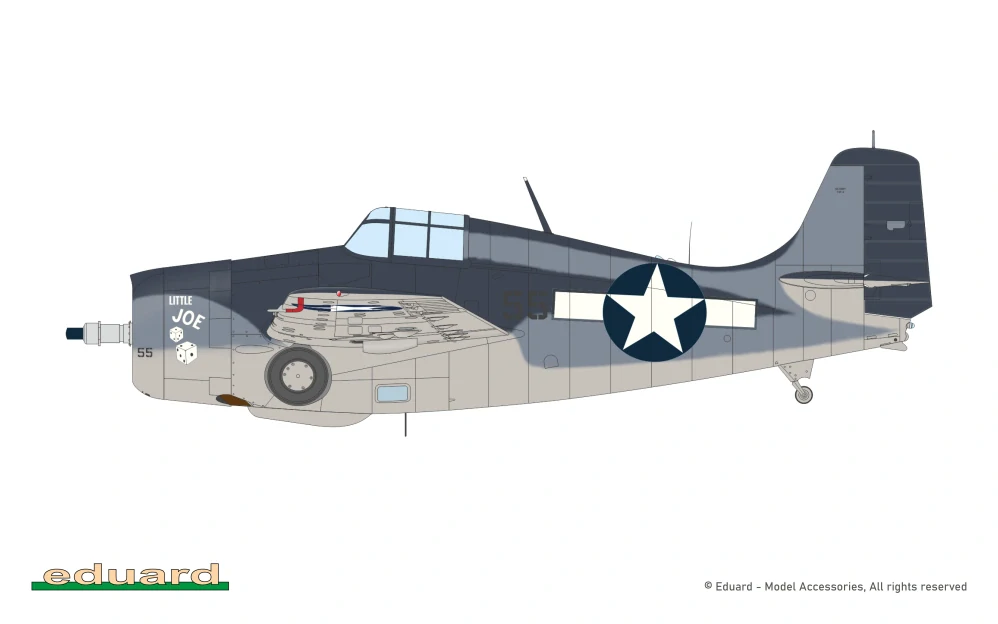 Eduard F4F-4 Wildcat pozdní verze Weekend 1/48