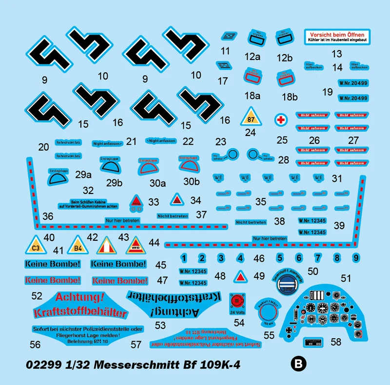 Trumpeter Messerschmitt Bf 109K-4 1/32