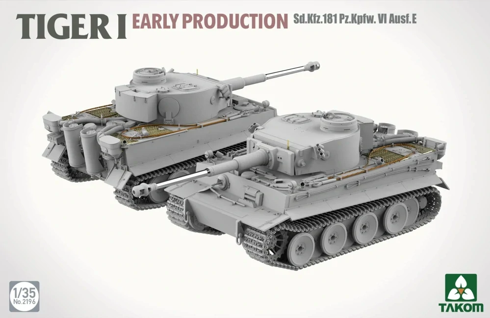 Takom TIGER I² early production Box & 1:16 Wittmann 1/35