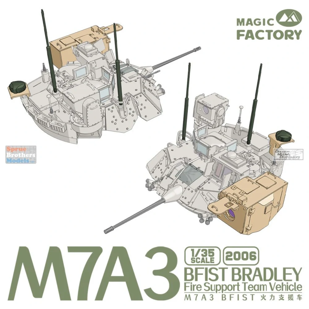 Magic Factory M7A3 BFIST BRADLEY Fire Support Team Vehicle 1/35