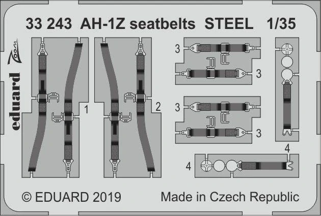 Eduard AH-1Z Big Ed set (Academy) - detail set 1/35