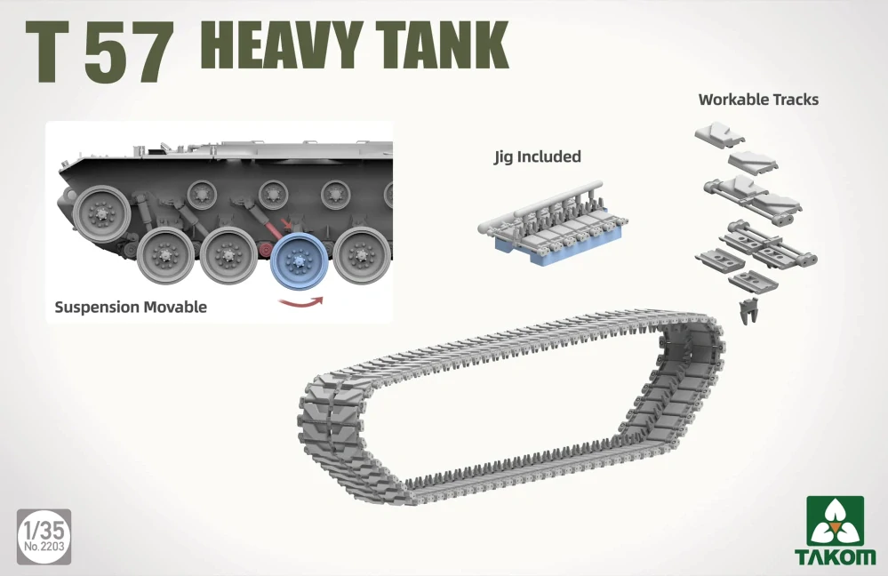 Takom T57 Heavy Tank 1/35