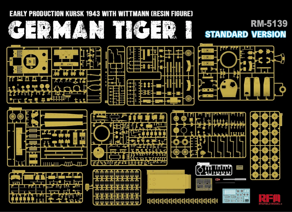 RFM Tiger I early "Kursk 1943" w/ Wittmann (Standard version) 1/35