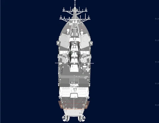 Trumpeter American destroyer USS Forrest Sherman DDG-98 1/350
