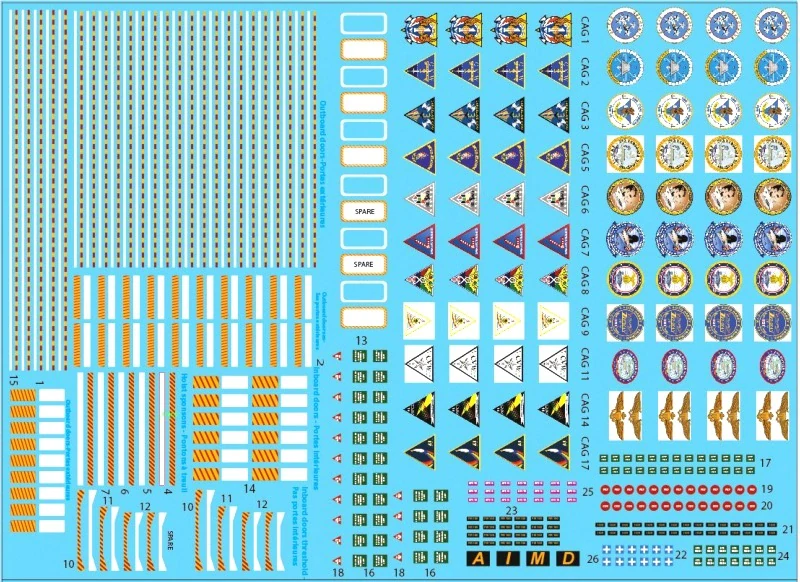 L'Arsenal 2.0 USS Nimitz (CVN-68) Hangar Detail Kit - 3D Print (For Trumpeter) 1/350