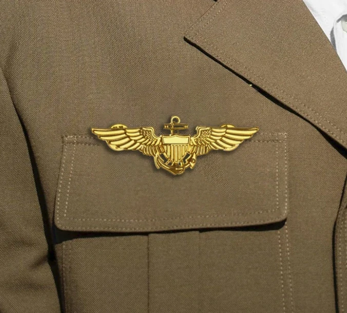 Kovová brož pilotů US NAVY "Wings of Gold"