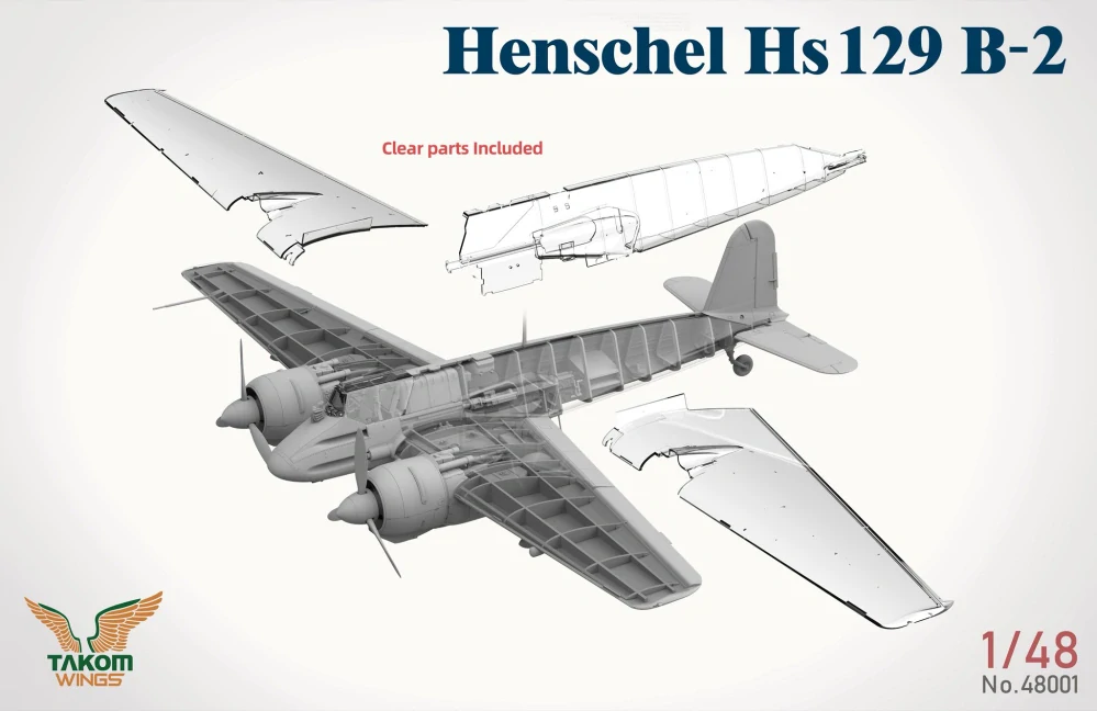 Takom Henschel Hs 129 B-2 with INTERIOR 1/48