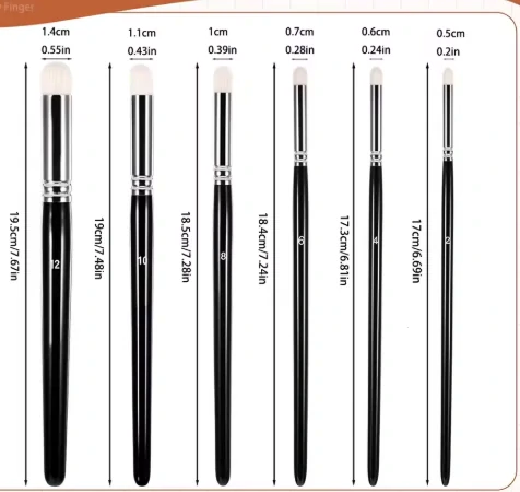 Dry Brushes Set 3 in 1 (vel. 2,6,10) / Sada patinovacích štětců 3 v 1