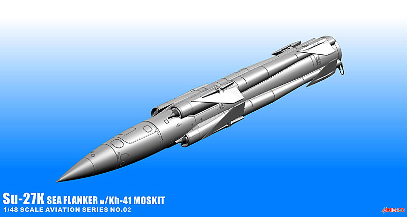 Minibase SU-27K Sea Flanker w/Kh-41 Moskit (P-270) 1/48