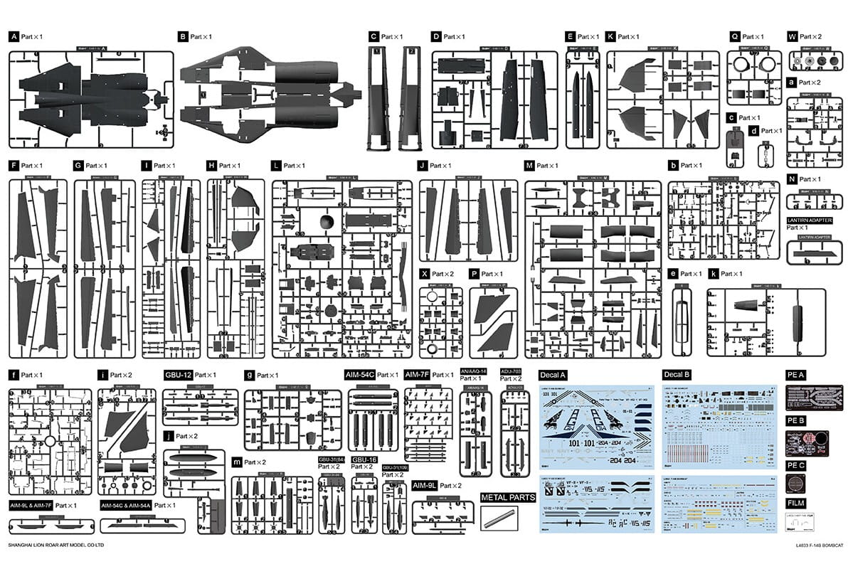 G.W.H F-14B Bombcat 1/48