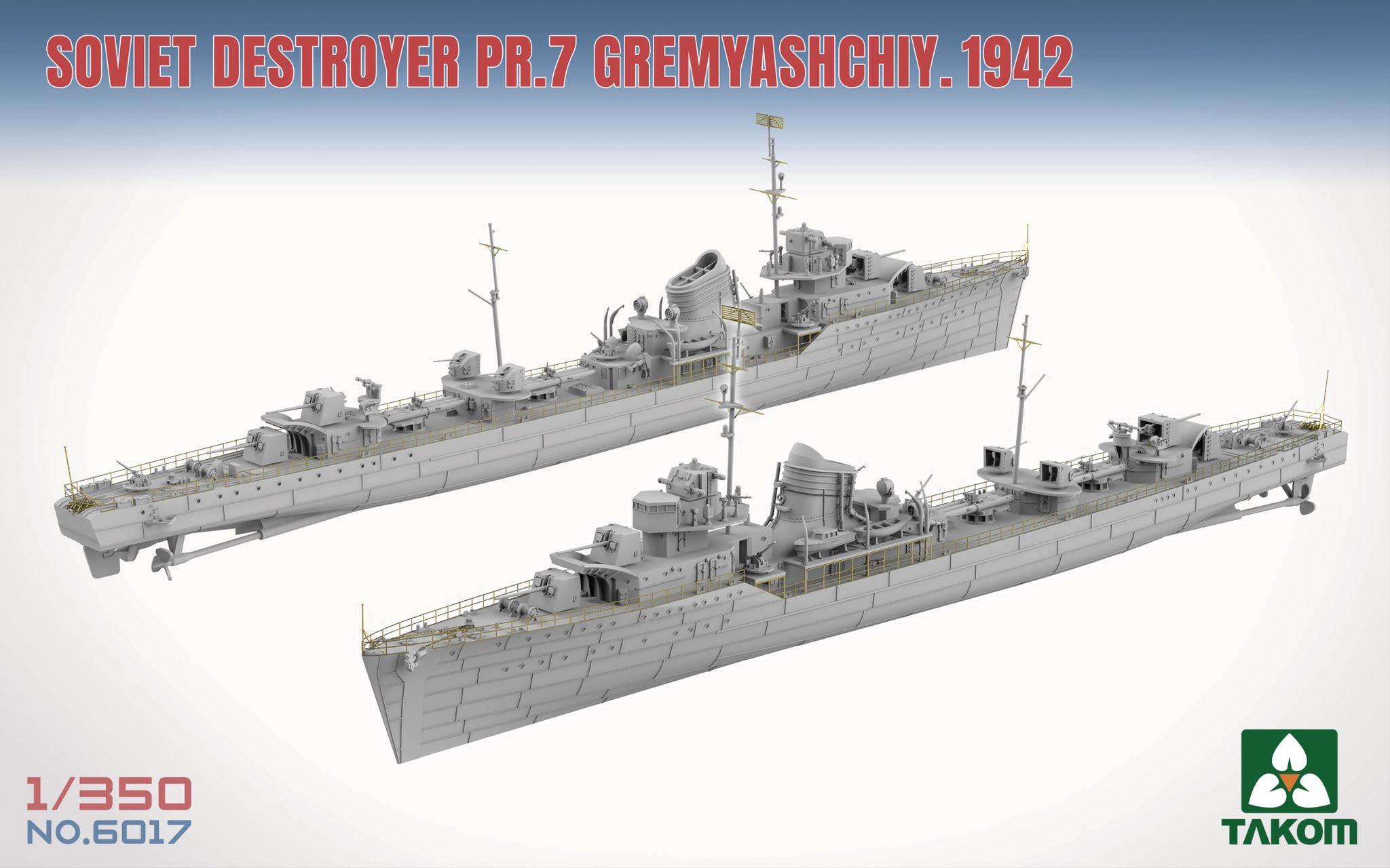 Takom Destroyers² Box - Anshan Class + Soviet PR.7+Bonus 1/350
