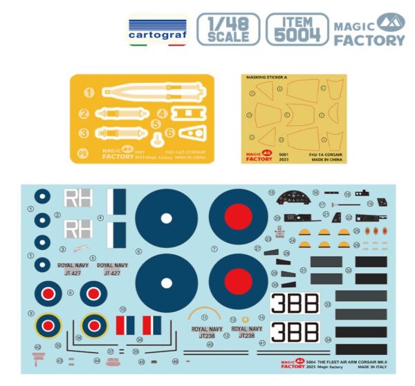 Magic Factory The British Royal Navy Fleet Air Arm Corsair MK.II 1/48