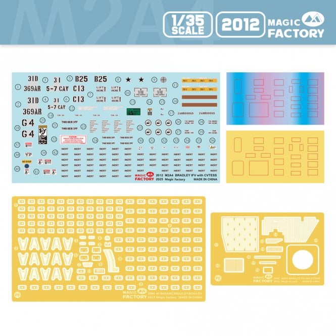 Magic Factory M2A4 Bradley IFV w CVTESS 1/35
