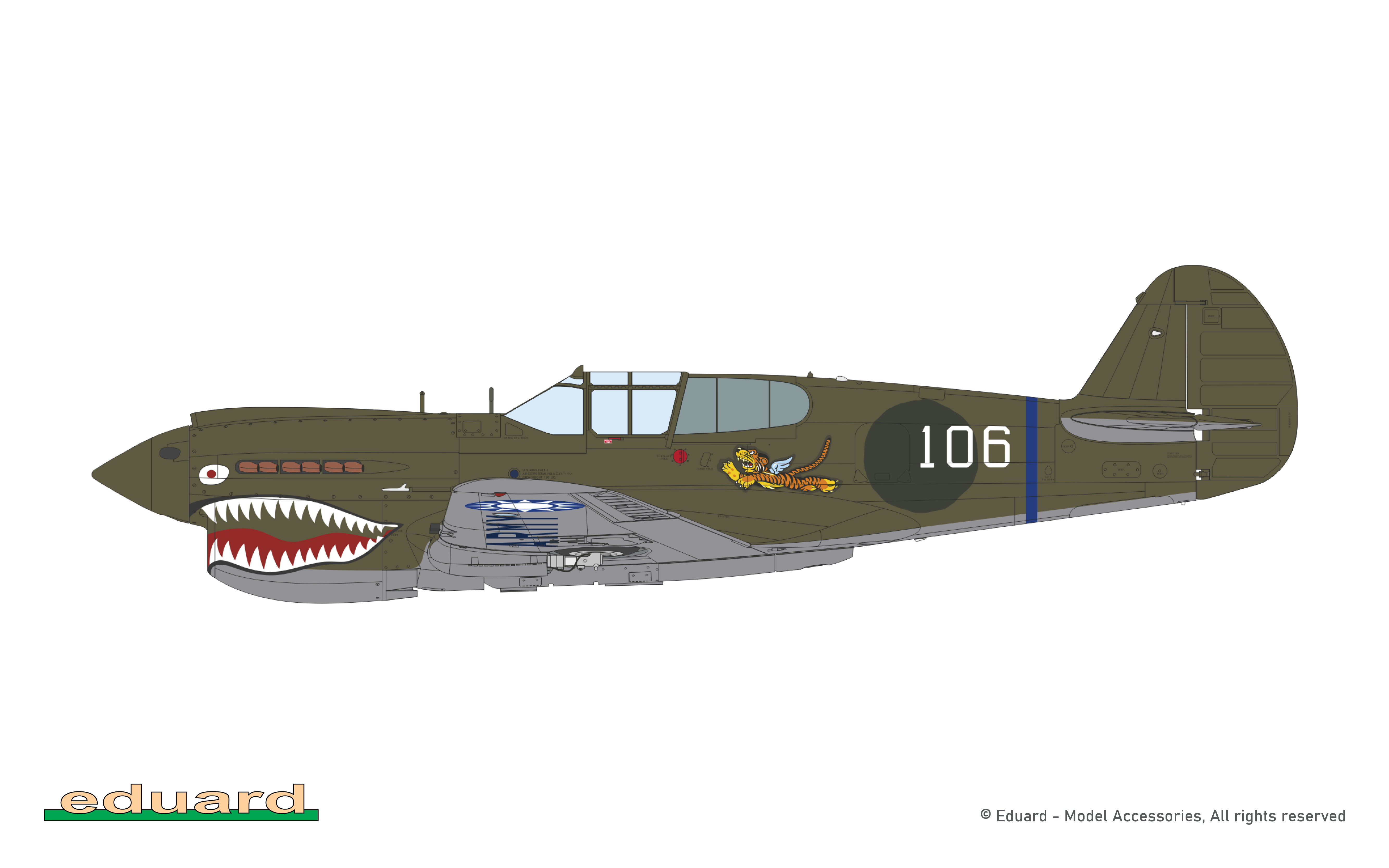 Eduard P-40E Warhawk Weekend 1/48