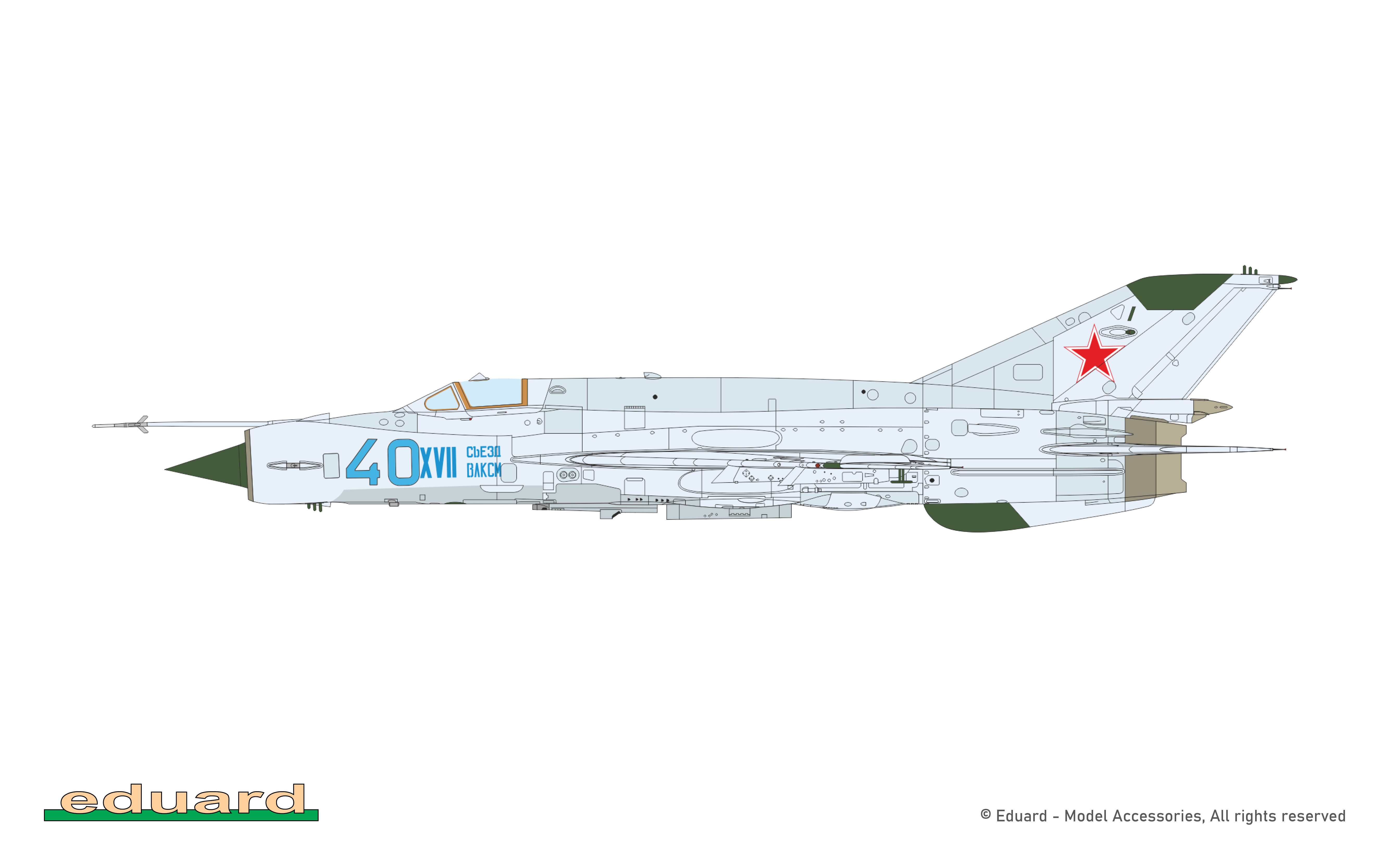 Eduard MiG-21bis ProfiPACK 1/72