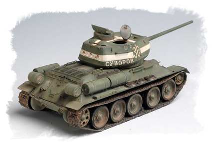 Hobby Boss Russian T-34/85 (angle-jointed turret) - Full Interior! 1/48