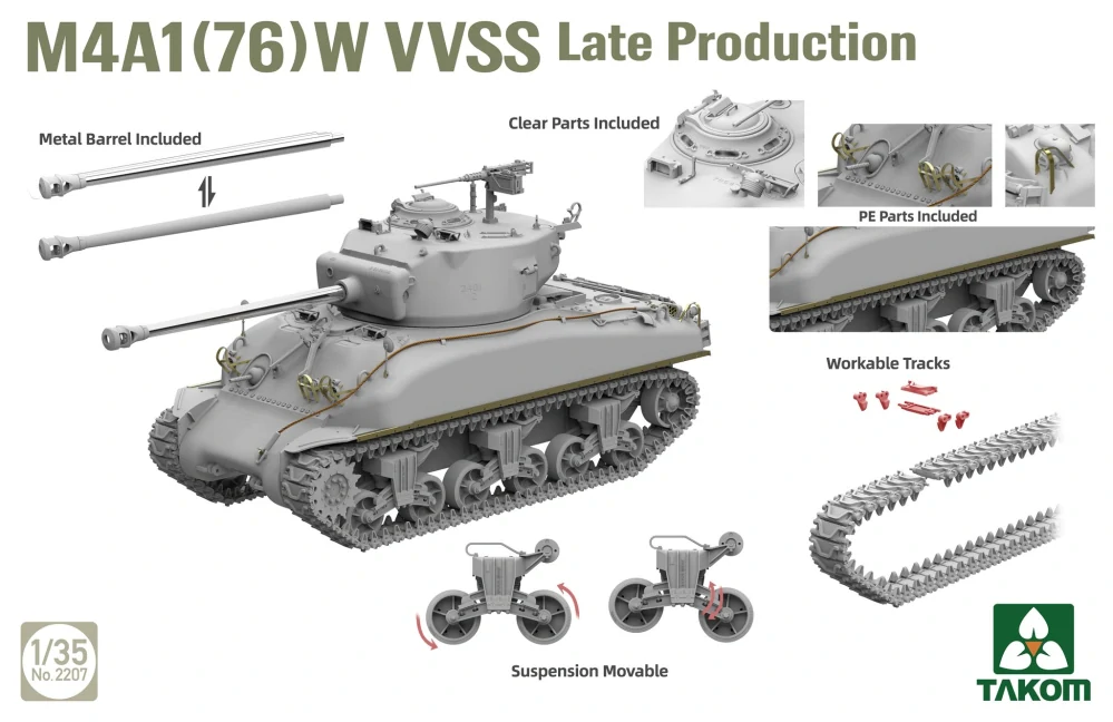 Takom SHERMAN² BOX + U.S. Army 1/4 Ton Utillty Truck - Limited Edition! 1/35