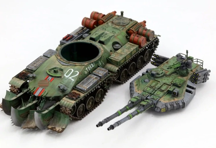 Border Model Apocalypse Tank (Red Alert 2) 1/35