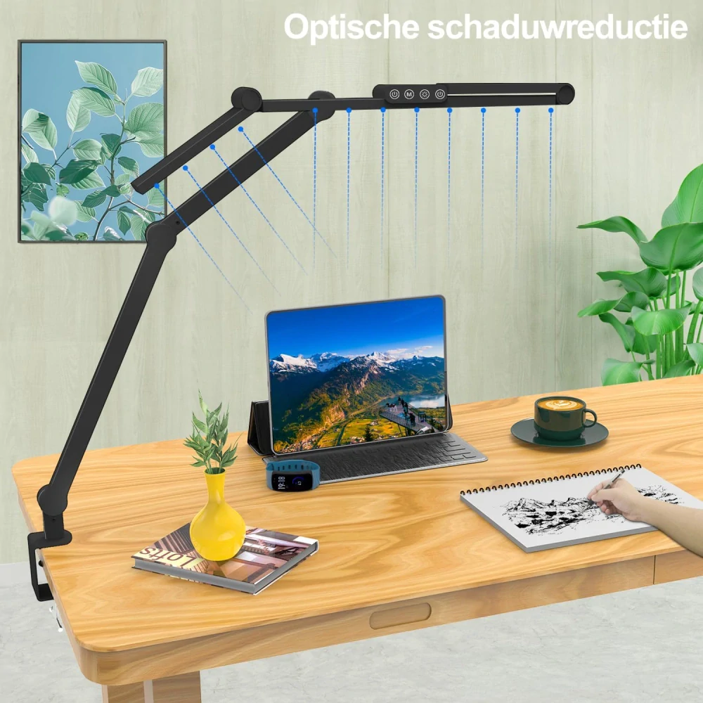 Pracovní LED lampa sklopná (stmívatelná) - 24W, 1500lm, 71cm