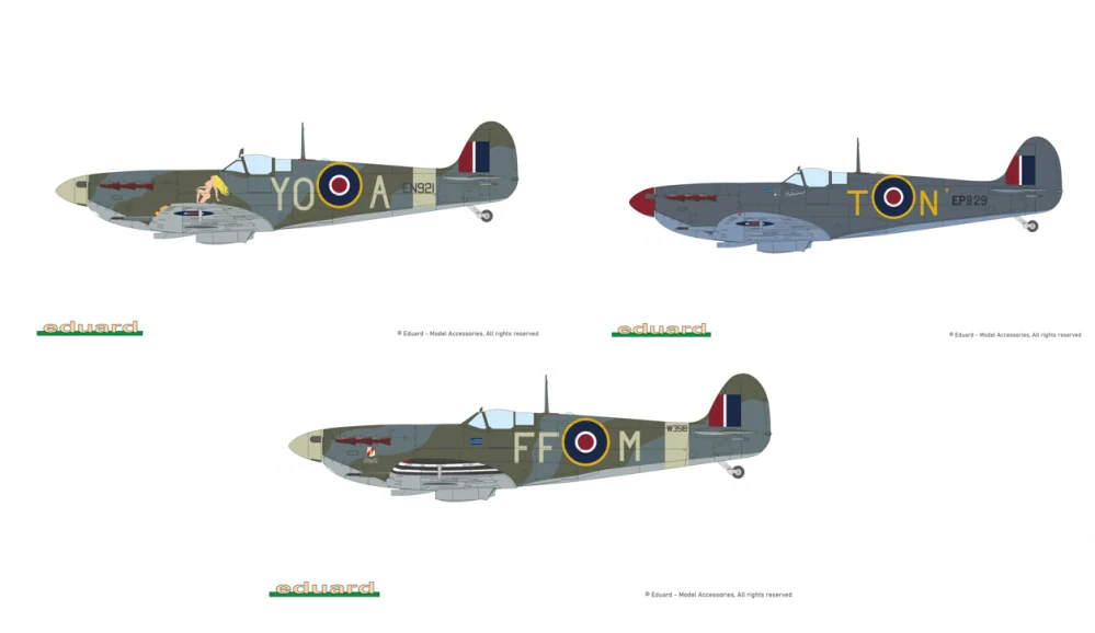 Eduard SPITFIRE STORY: The Sweeps DUAL COMBO 2v1 Limited 1/72