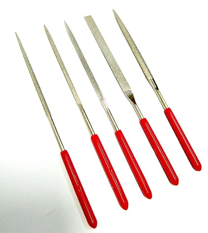 Master Tools Assorted diamond files set / Set diamantových jehlových pilníků 5v1