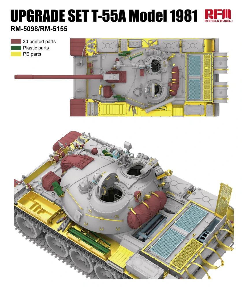 RFM Upgrade set for 5155/5098 T-55a 1/35