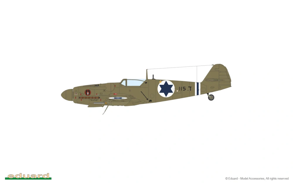 Eduard Avia S-199 ERLA překryt kokpitu Weekend (ČR) 1/72