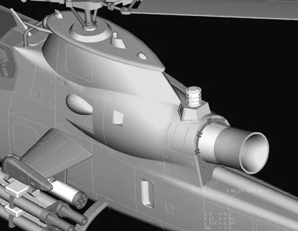 Hobby Boss AH-1S Cobra Attack Helicopter 1/72