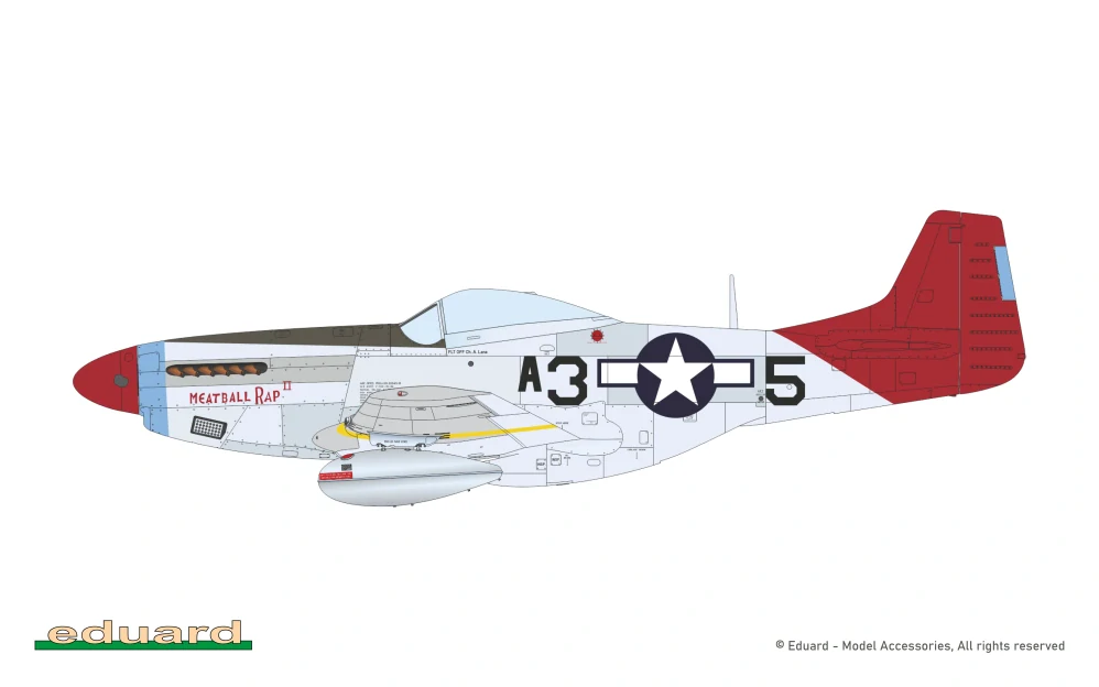 Eduard North American P-51 D Mustang Weekend 1/72