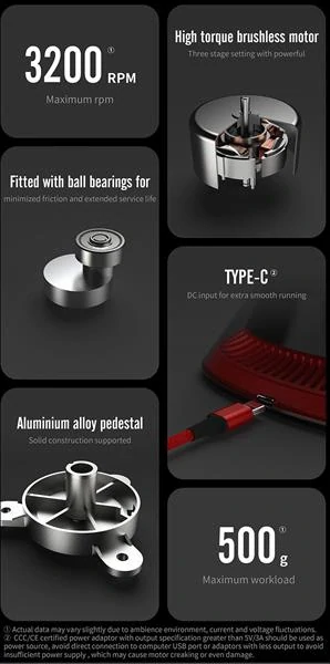 DSPIAE Portable Vibrating Paint Stirrer / Vibrační míchací stroj na barvy