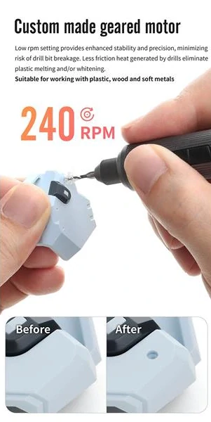 DSPIAE Orbit Electric Drill / Akumulátorová elektrická mini vrtačka