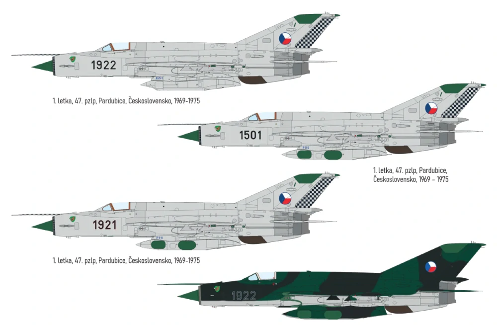 Eduard Erka / MiG-21R v Československu Limited + KNIHA! (ČR) 1/72 (Předobjednávka červenec)