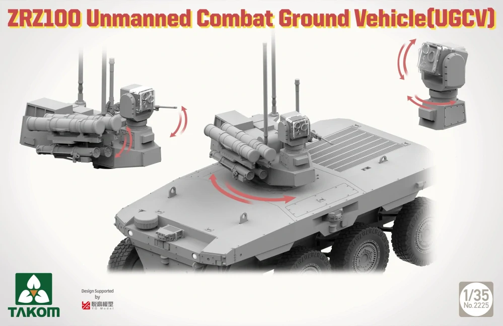Takom ZRZ100 Unmanned Combat Ground Vehicle (UGCV) 1/35 (Předobjednávka září)