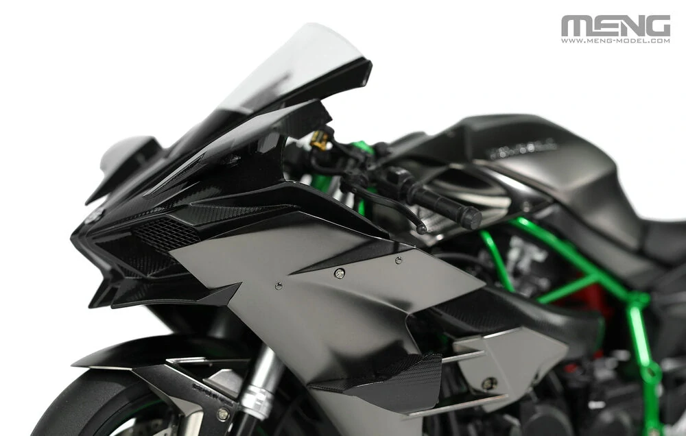 MENG Kawasaki Ninja H2R 2018 (Pre-colored Edition) 1/9 (Předobjednávka říjen)