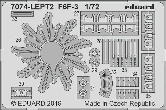 Eduard F6F-3 ProfiPACK 1/72 (Předobjednávka září)