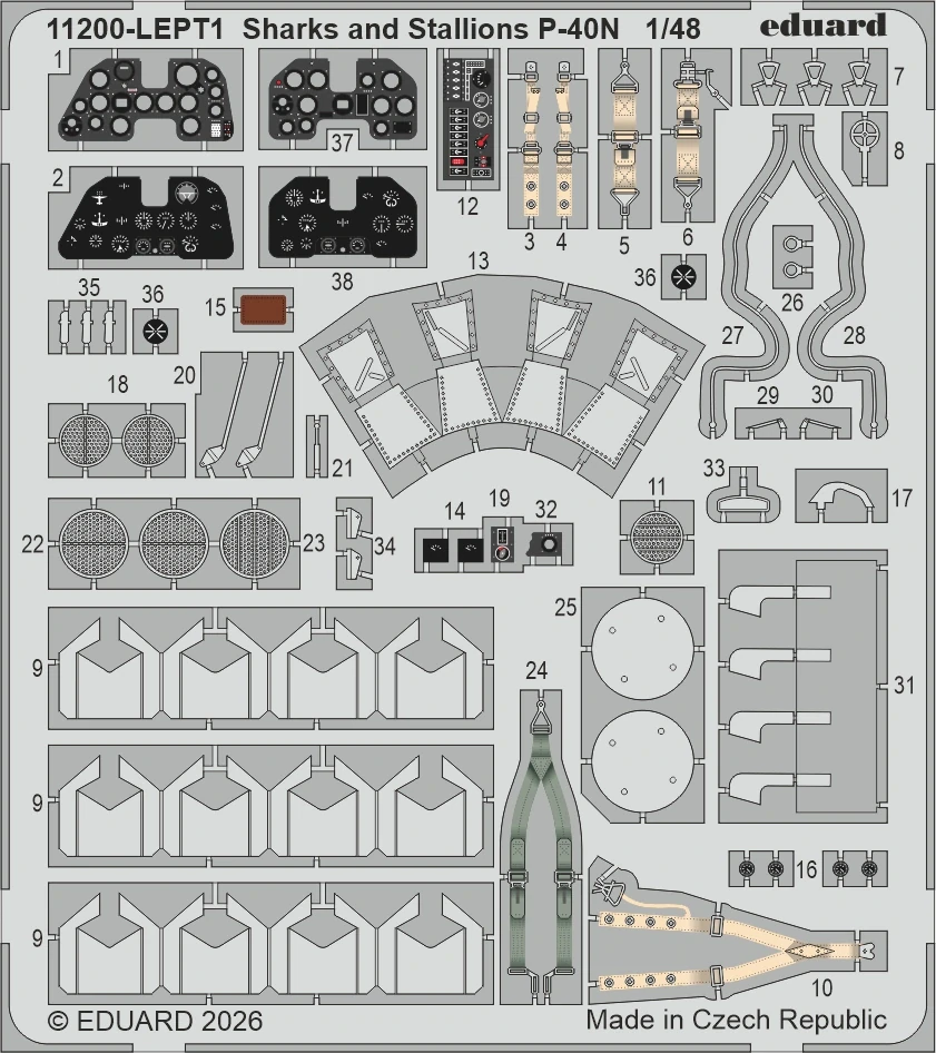 Eduard Sharks and Stallions DUAL COMBO Limited 1/48 (Předobjednávka září)