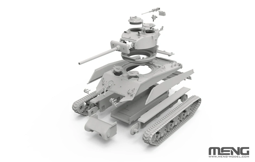 MENG U.S. Medium Tank M4A3 (76) W Sherman 1/72 (Předobjednávka říjen)