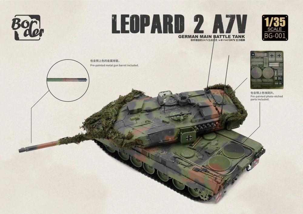 Border Model Leopard 2 A7V - CHROMA SERIES 1/35 (Předobjednávka leden)